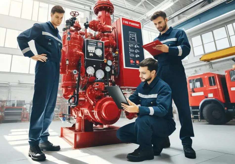 Lắp đặt thiết bị chữa cháy